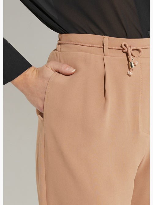 Pantalón elástico de pierna ancha, Essential - Afibel - Kiabi