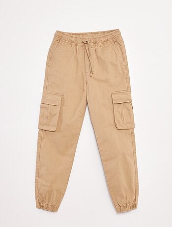 Pantalón elástico multibolsillos