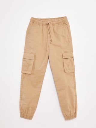 Pantalón elástico multibolsillos