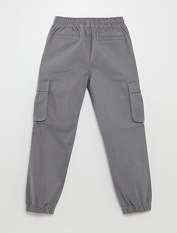 Pantalón elástico multibolsillos