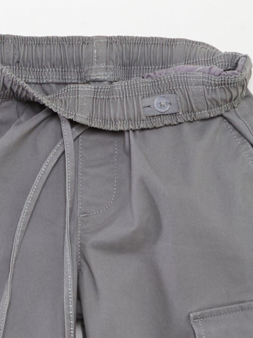 Pantalón elástico multibolsillos - Kiabi