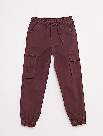Pantalón elástico multibolsillos
