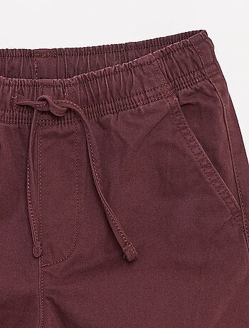 Pantalón elástico multibolsillos