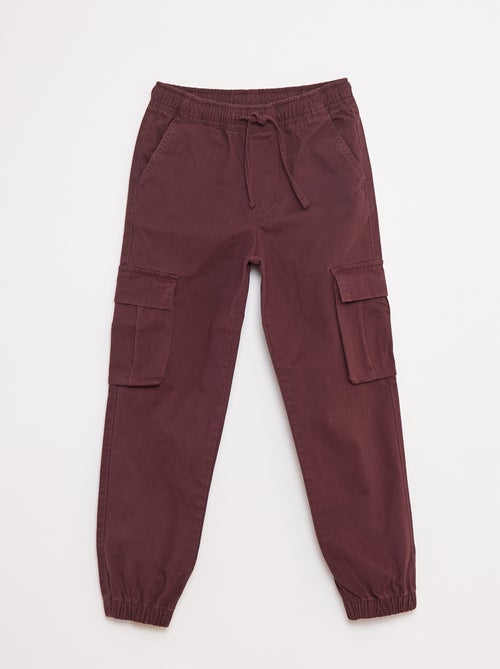 Pantalón elástico multibolsillos - Kiabi