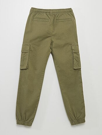 Pantalón elástico multibolsillos