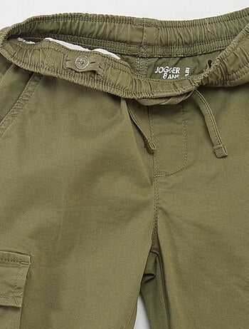 Pantalón elástico multibolsillos