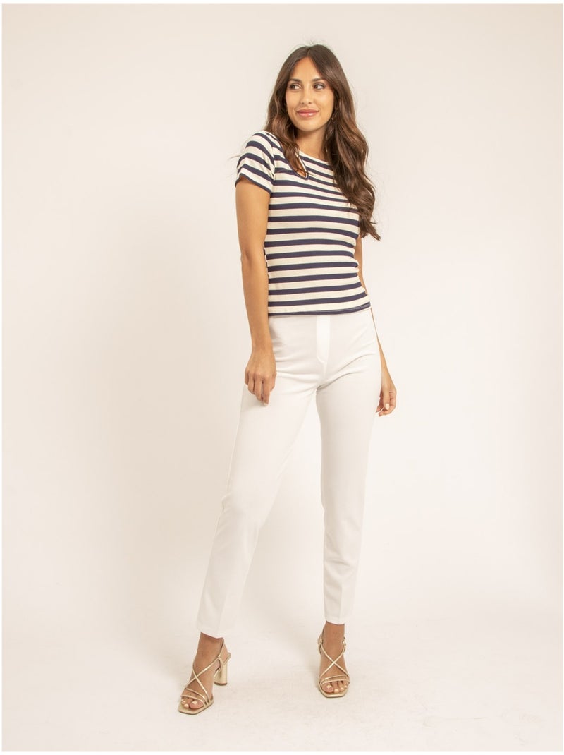 Pantalón ELIANE Blanco - Kiabi