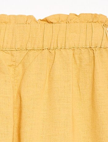 Pantalón en mezcla de lino