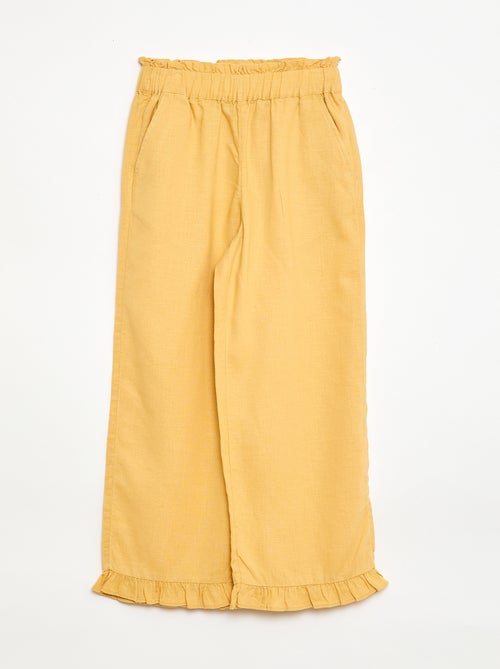 Pantalón en mezcla de lino - Kiabi Pantalón en mezcla de lino - Kiabi