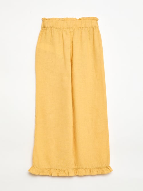 Pantalón en mezcla de lino - Kiabi Pantalón en mezcla de lino - Kiabi