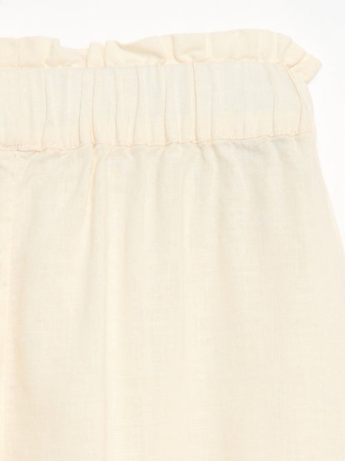 Pantalón en mezcla de lino - Kiabi Pantalón en mezcla de lino - Kiabi