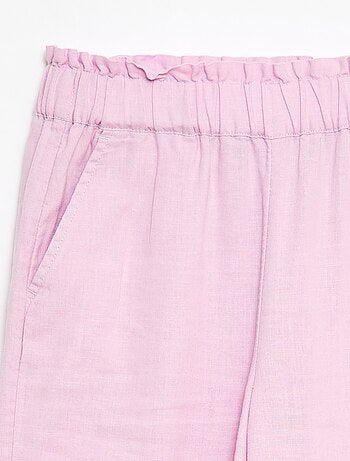 Pantalón en mezcla de lino