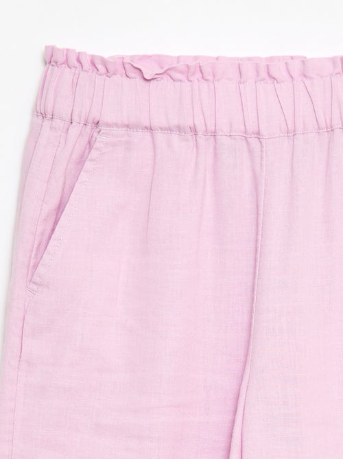 Pantalón en mezcla de lino - Kiabi Pantalón en mezcla de lino - Kiabi