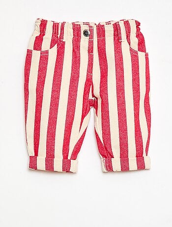 Pantalón en twill paperbag