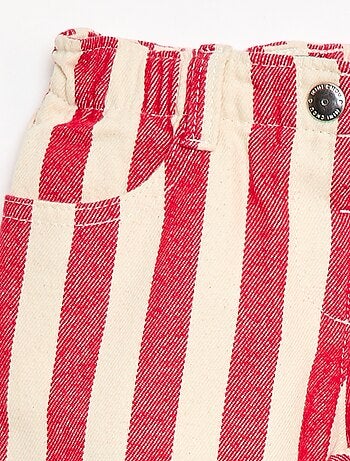 Pantalón en twill paperbag