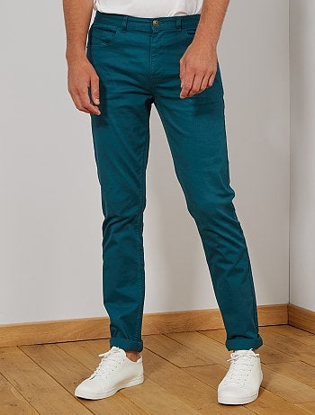 Hombre de más de 1’90m - Pantalón entallado con 5 bolsillos L38 +1m90 - Kiabi