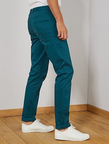 Hombre de más de 1’90m - Pantalón entallado con 5 bolsillos L38 +1m90 - Kiabi