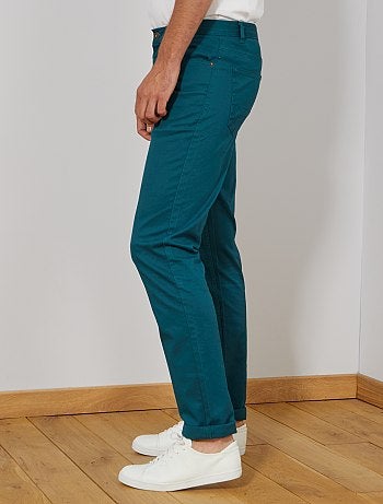 Hombre de más de 1’90m - Pantalón entallado con 5 bolsillos L38 +1m90 - Kiabi