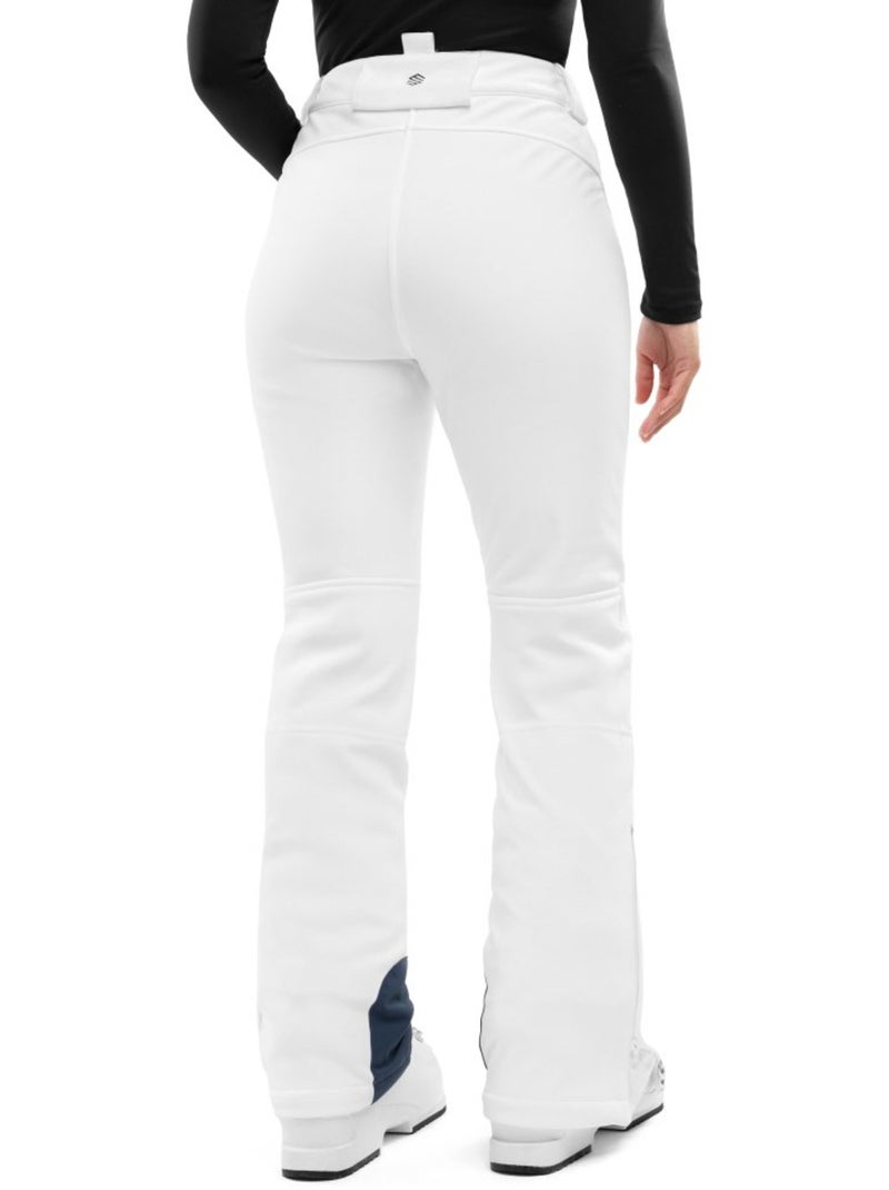 Pantalón esquí retro mujer mujer zeitlos-w Blanco - Kiabi