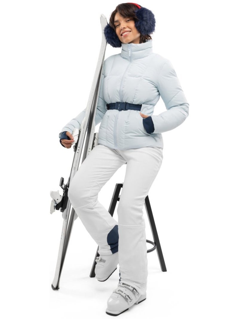 Pantalón esquí retro mujer mujer zeitlos-w Blanco - Kiabi