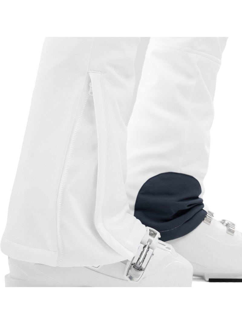 Pantalón esquí retro mujer mujer zeitlos-w Blanco - Kiabi