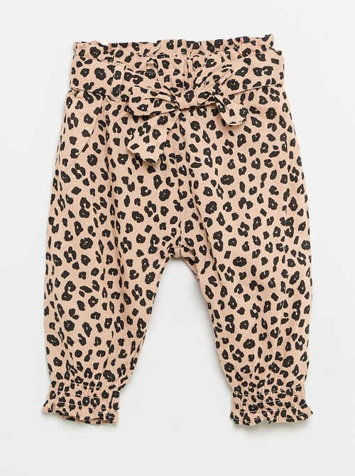 Pantalón estampado - Kiabi