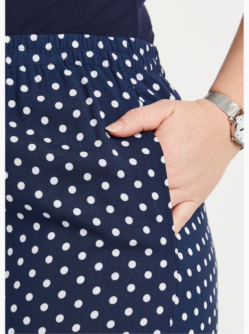 Pantalón estampado cintura elástica - Afibel - Kiabi