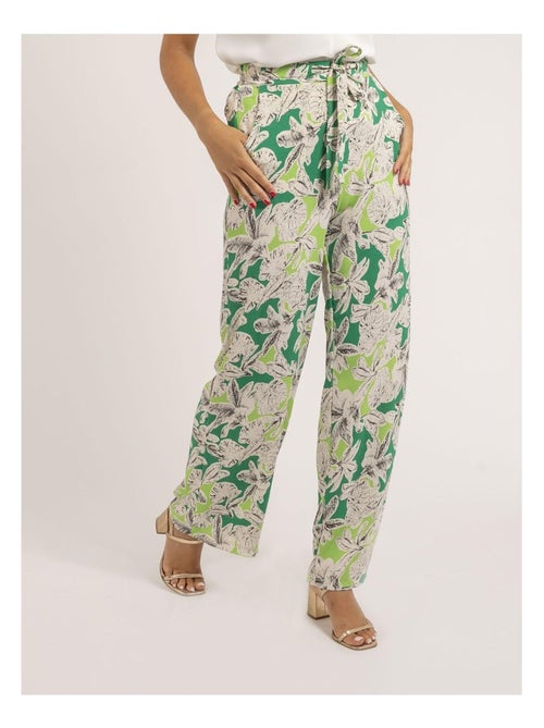 Pantalón estampado ELIENOR - Kiabi