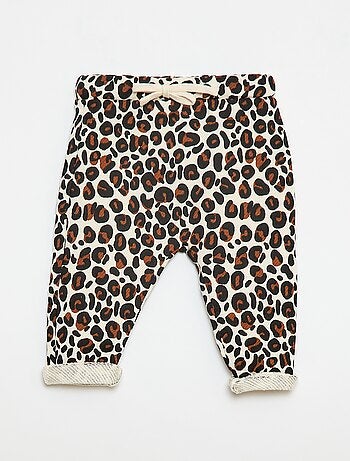 Pantalón estampado leopardo 'Agathe Sorlet x Kiabi' - San Valentín