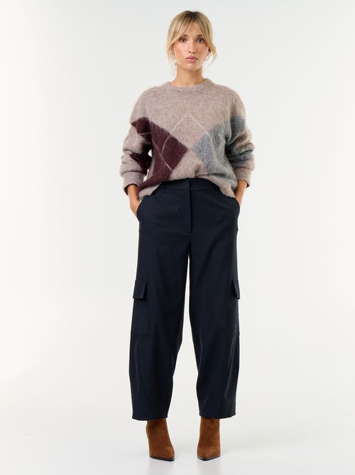 Pantalón estilo barrel - Kiabi