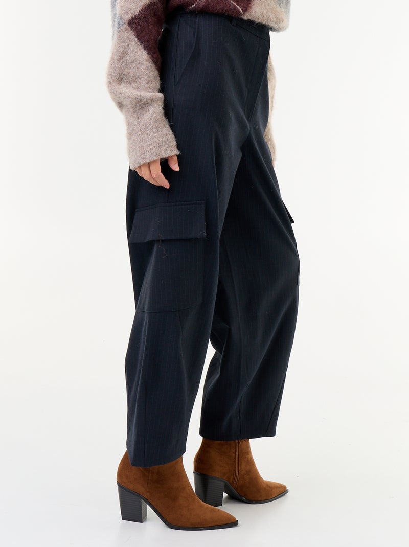 Pantalón estilo barrel Azul - Kiabi