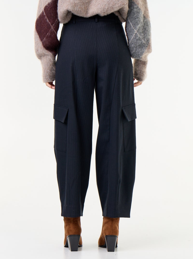 Pantalón estilo barrel Azul - Kiabi