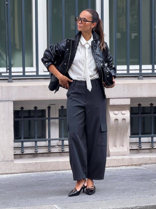 Pantalón estilo barrel - Kiabi