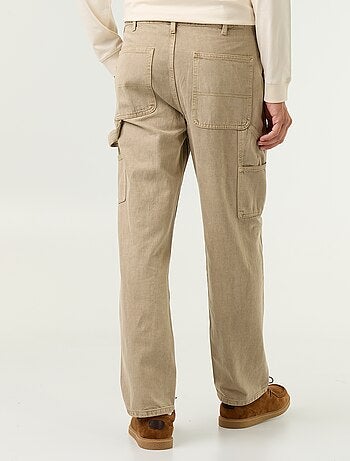 Pantalón estilo carpenter de vaquero