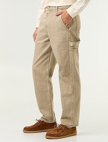 Pantalón estilo carpenter de vaquero