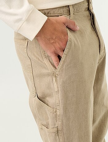 Pantalón estilo carpenter de vaquero