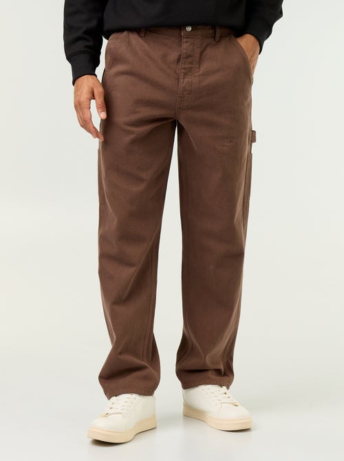 Pantalón estilo carpenter de vaquero - Kiabi