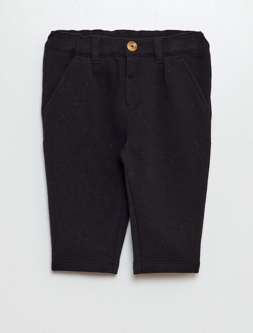 Pantalón estilo chino de punto - Kiabi