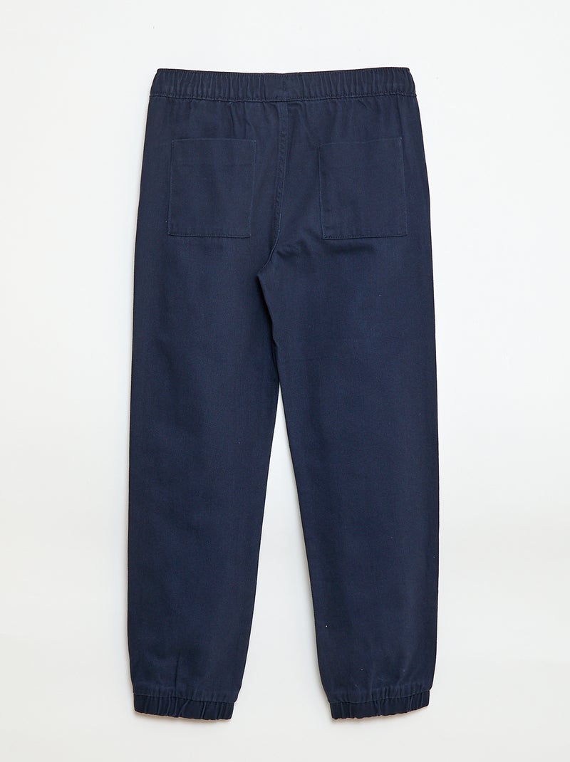 Pantalón estilo jogger Azul - Kiabi
