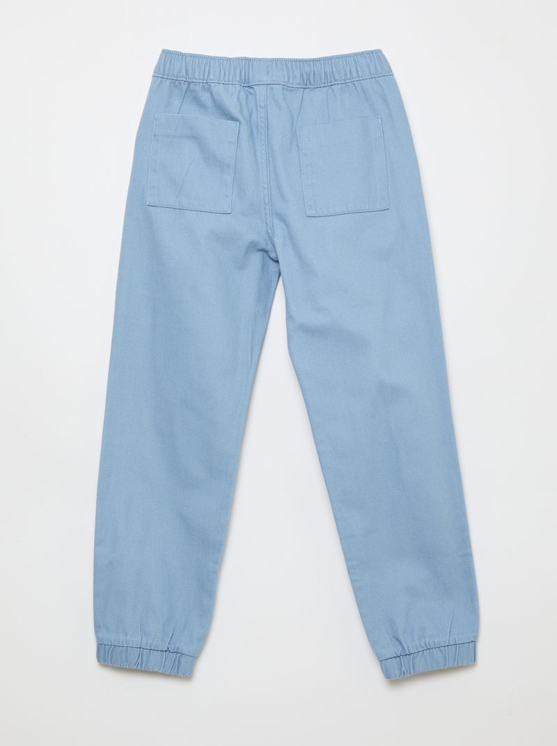 Pantalón estilo jogger Azul - Kiabi