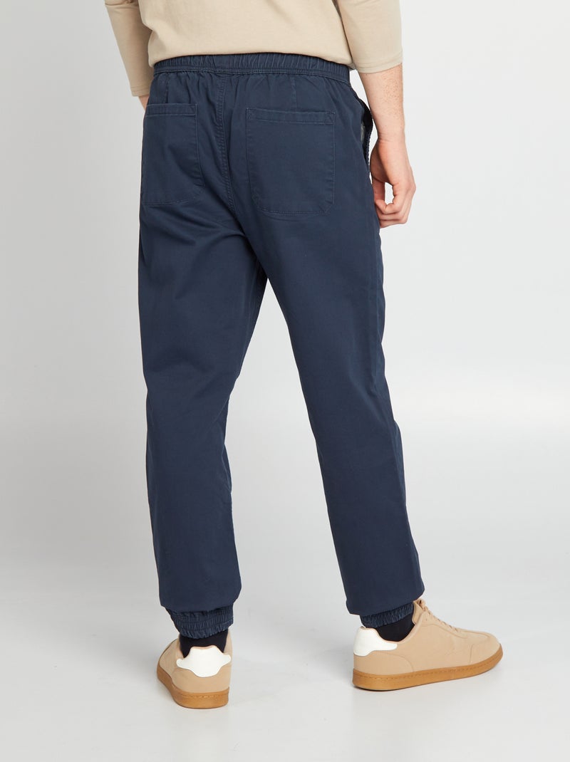 Pantalón estilo 'jogger' azul - Kiabi