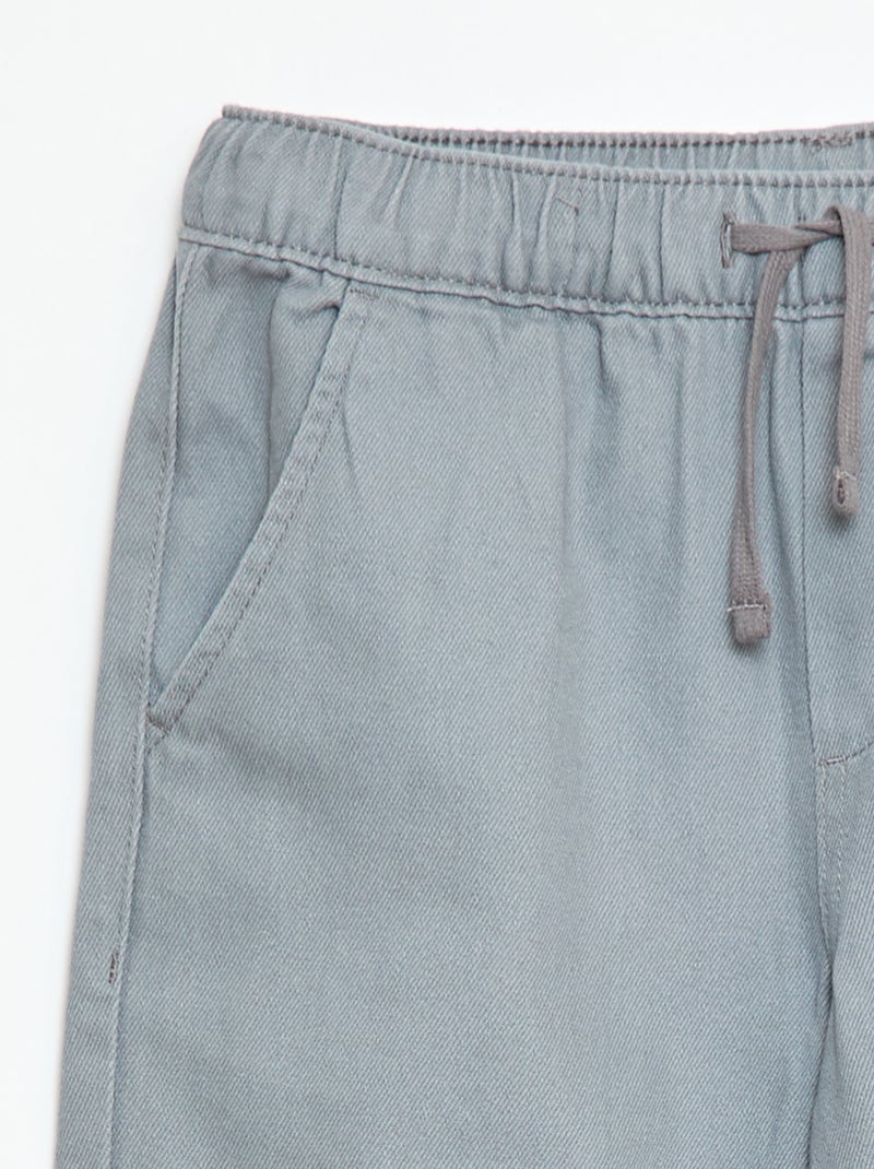 Pantalón estilo jogger Gris - Kiabi
