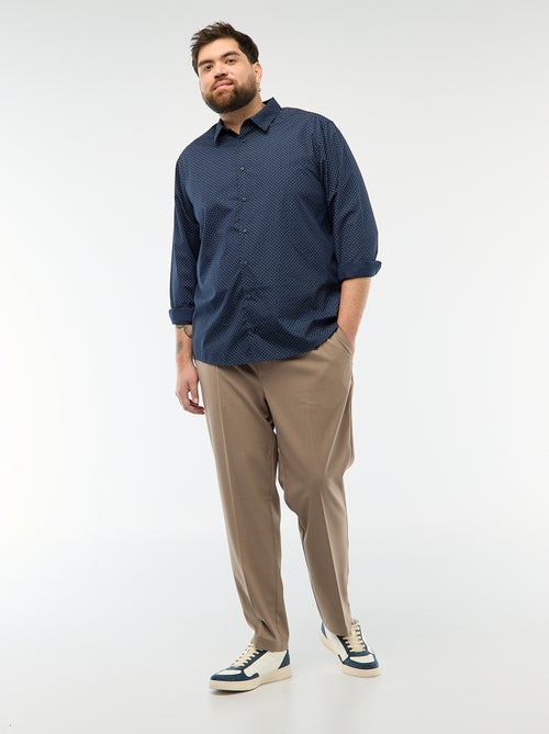 Pantalón estilo 'jogger' liso - Kiabi