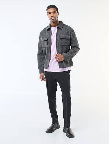 Pantalón estilo "jogger" liso