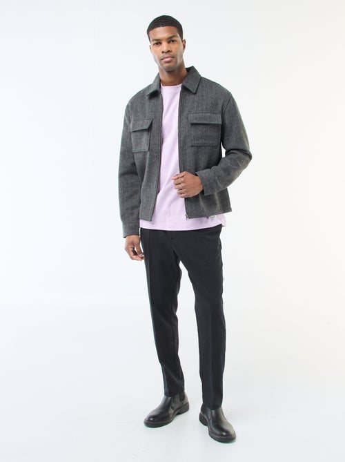 Pantalón estilo "jogger" liso - Kiabi