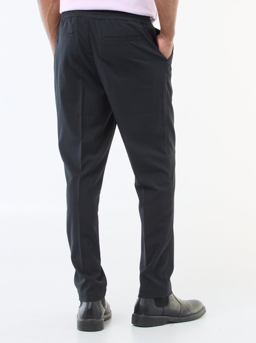 Pantalón estilo "jogger" liso - Kiabi