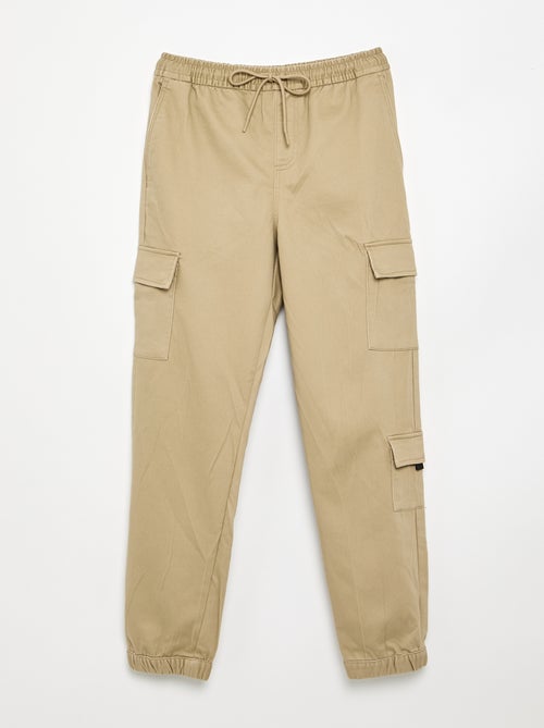 Pantalón estilo 'jogger' multibolsillos - Kiabi