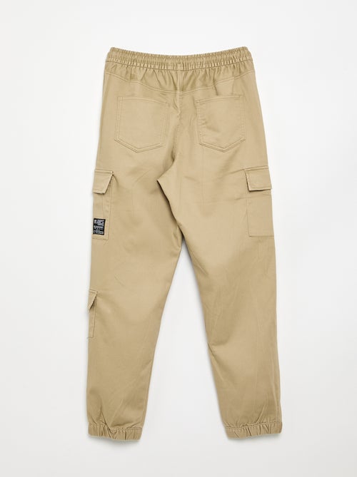 Pantalón estilo 'jogger' multibolsillos - Kiabi