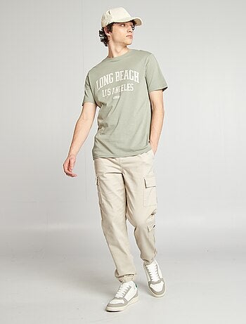 Pantalón estilo 'jogger' multibolsillos
