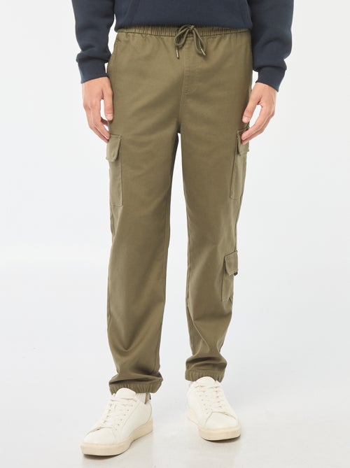 Pantalón estilo 'jogger' multibolsillos - Kiabi